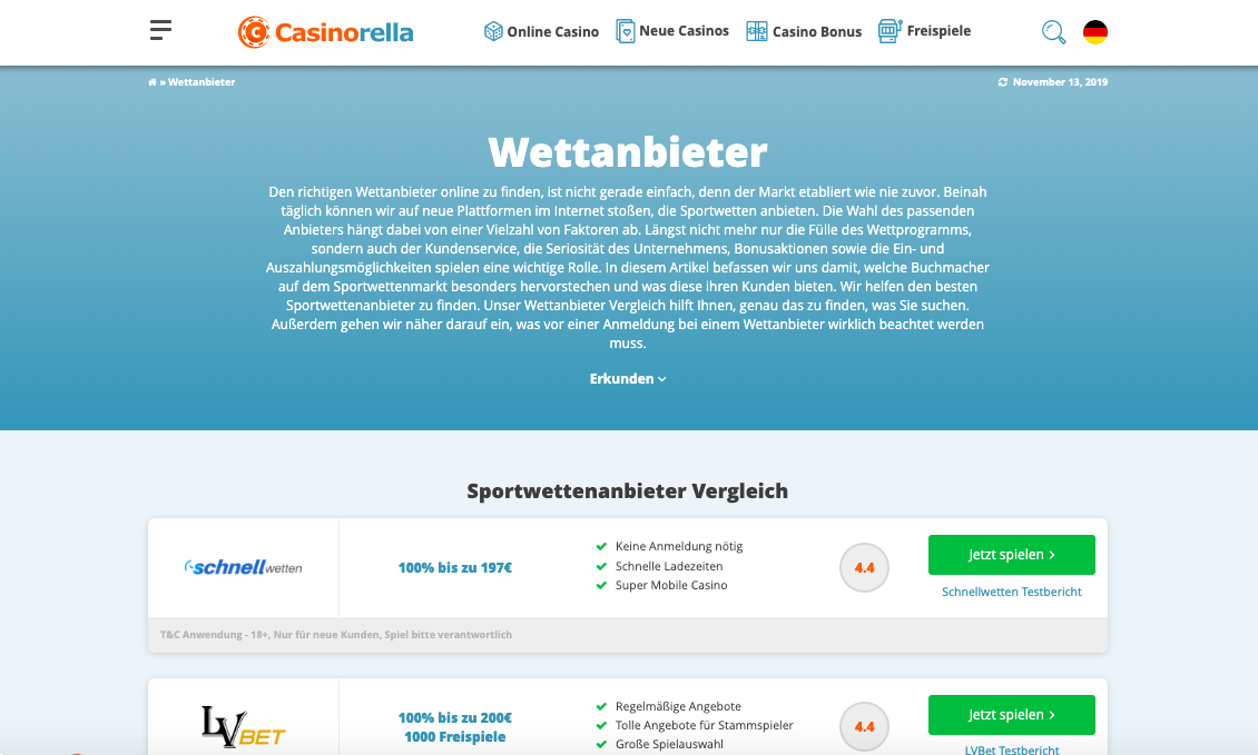 Besten Sportwettenanbieter Besten Sportwettenanbieter