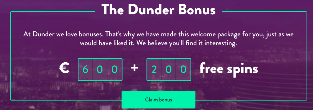 claim the dunder bonus claim the dunder bonus