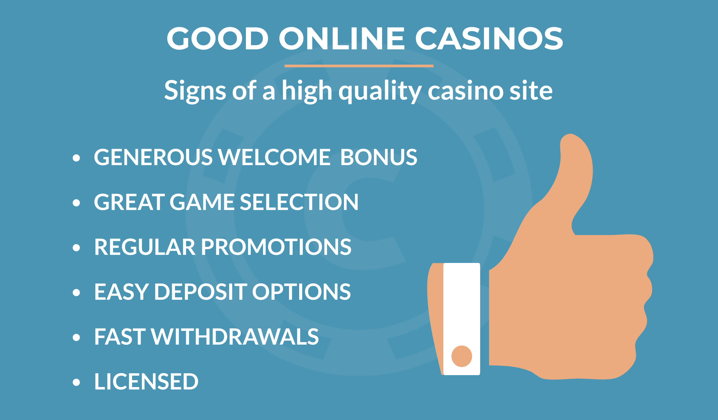 good online casino signs good online casino signs